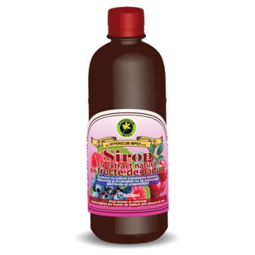 Sirop fructe de padure Hypericum, 500 ml (Ambalaj: 500 ml)