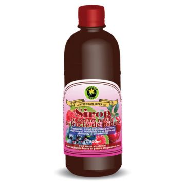 Sirop fructe de padure Hypericum, 500 ml (Ambalaj: 500 ml)