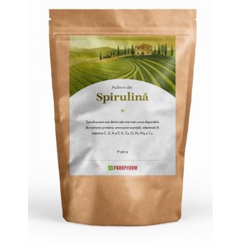 Spirulina pulbere Parapharm 250 g (Ambalaj: 250 g)