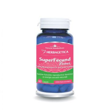 Superfecund femei Herbagetica (Ambalaj: 120 capsule)