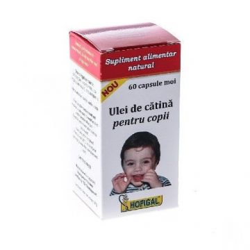 Ulei de Catina pentru copii Hofigal, 60 capsule moi (Ambalaj: 60 capsule)