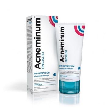 Acneminum Specialist gel exfoliant, Aflofarm (Concentratie: Exfoliant, Gramaj: 125 ml)