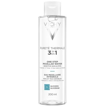 Apa micelara pentru piele sensibila Purete Thermale, Vichy (Gramaj: 200 ml, Concentratie: Solutie micelara) Apa micelara pentru piele sensibila Purete Thermale, Vichy (Gramaj: 200 ml, Concentratie: Solutie micelara)