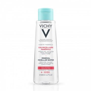 Apa micelara pentru piele sensibila Purete Thermale, Vichy (Gramaj: 200 ml, Concentratie: Solutie micelara)