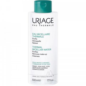 Apa micelara termala pentru ten mixt-gras Uriage (Gramaj: 500 ml, Concentratie: Apa micelara)