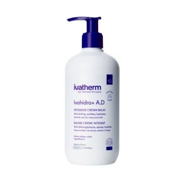 Balsam intens relipidant Ivahidra+ Ivatherm (Concentratie: Crema, Gramaj: 400 ml) Balsam intens relipidant Ivahidra+ Ivatherm (Concentratie: Crema, Gramaj: 400 ml)