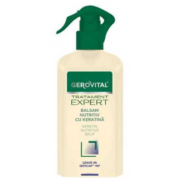 Balsam nutritiv leave-in cu keratina Gerovital TratamentExpert (Concentratie: Balsam, Gramaj: 150 ml)