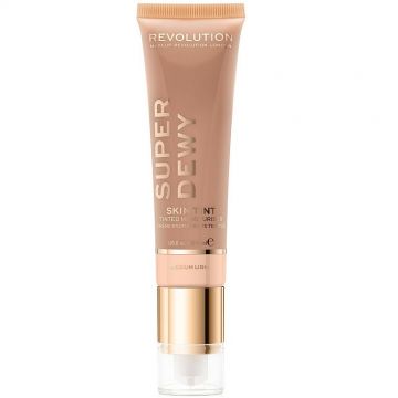 Crema colorata Makeup Revolution Super Dewy (Concentratie: Crema pentru fata, CULOARE:  Medium Light, Gramaj: 55 ml)
