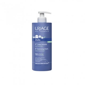 Crema de curatare 2 in 1 pentru copii, Uriage 1er Bebe (Gramaj: 500 ml, Concentratie: Crema pentru curatare)