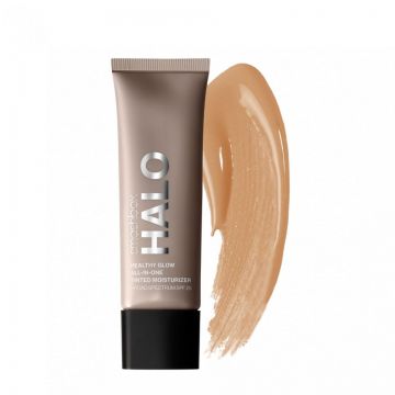 Crema hidratanta colorata, cu efect de iluminare Smashbox Halo Healthy Glow All-In-One Spf25 (Concentratie: Crema, Gramaj: 40 ml, CULOARE: Medium Tan )