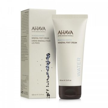 Crema pentru picioare pe baza de minerale Deadsea Water, Ahava (Concentratie: Crema, Gramaj: 100 ml)