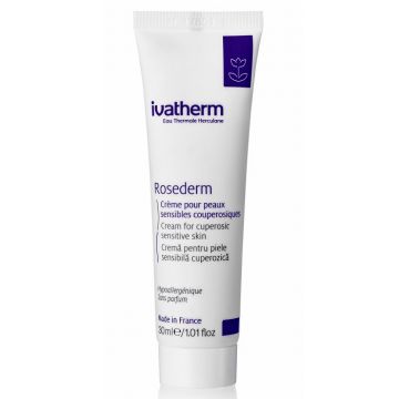 Crema pentru piele sensibila si cuperozica Rosederm Ivatherm (Concentratie: Crema, Gramaj: 30 ml)