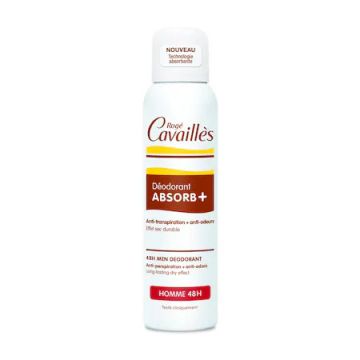 Deodorant spray pentru barbati ABSORB+, Roge Cavailles (Concentratie: Deo Spray, Gramaj: 150 ml)