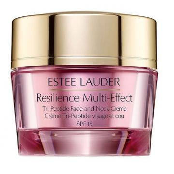 Estée Lauder Resilience Multi-Effect Tri-Peptide Crema pentru fata si gat SPF 15 (Concentratie: Crema pentru fata, Gramaj: 50 ml)