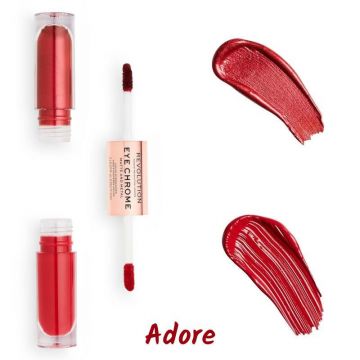 Fard de pleoape lichid Eye Chrome Matte si Metal (Concentratie: Trusa de farduri, Gramaj: 2 X 2.2 Ml, Nuanta fard: Adore)