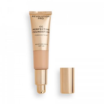 Fond de ten Makeup Revolution Pro CC Perfecting Spf 30 (Concentratie: Fond de ten, Gramaj: 26 ml, Nuanta fond de ten: F2.5)