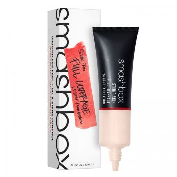 Fond de ten Smashbox Studio Skin Full Coverage 24 Hour Foundation (Concentratie: Fond de ten, Gramaj: 30 ml, Nuanta fond de ten:  1 - Fairundertone Cool + Hints Of Peach )