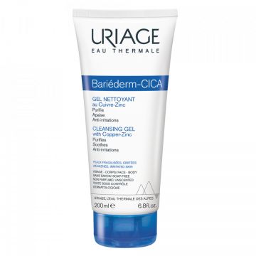 Gel de curatare Bariederm Cica Uriage (Gramaj: 200 ml, Concentratie: Gel de curatare)