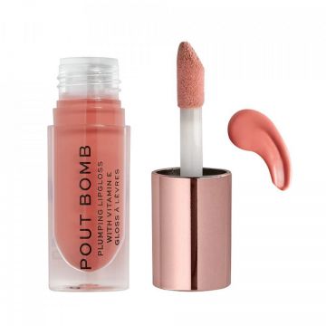 Luciu de buze Makeup Revolution Pout Bomb Plumping Gloss (Concentratie: Lipgloss / Luciu de buze, Gramaj: 4,6 g, CULOARE: Kiss)