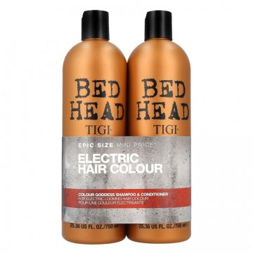 Pachet Tigi Bed Head Colour Goddess Sampon + Balsam pentru par vopsit (Concentratie: Set, Gramaj: 2 x 750 ml)