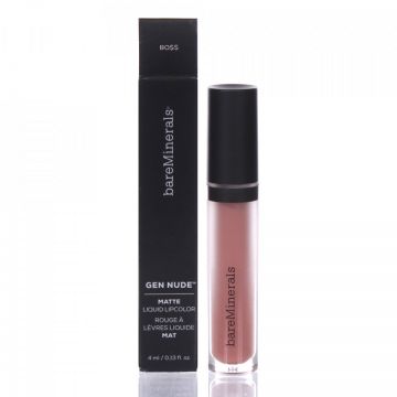 Ruj lichid Nude Matte Liquid Lipcolor BareMinerals (Gramaj: 4 ml, Nuanta Ruj: Famous)