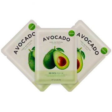 Set Masca de fata cu Avocado The Fresh, Its Skin, 3 x 20 g (Gramaj: 3 x 20 ml, Concentratie: Masca de fata)