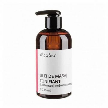 Ulei de masaj tonifiant SABIO (Gramaj: 236 ml, Concentratie: Ulei de masaj)