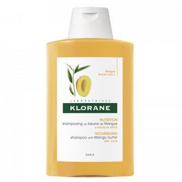 Șampon hrănitor cu unt de mango pentru păr uscat, Klorane (Concentratie: Sampon, Gramaj: 200 ml)