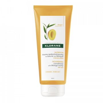 Balsam hrănitor cu unt de mango pentru păr uscat, Klorane (Concentratie: Balsam, Gramaj: 200 ml)