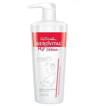 Crema corp pentru piele uscata Gerovital H3 Derma+ (Concentratie: Crema de corp, Gramaj: 500 ml)