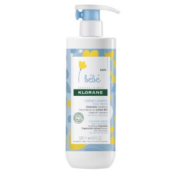 Cremă curățare Cold cream, Klorane Bebe (Gramaj: 500 ml, Concentratie: Gel de curatare)