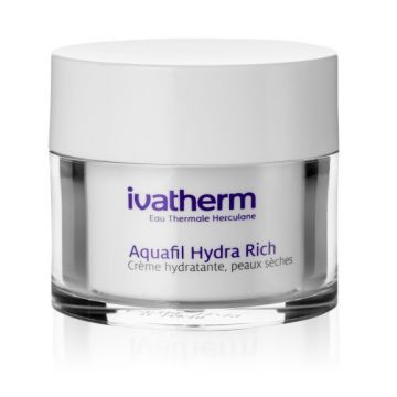 Crema hidratanta pentru piele uscata Aquafil Hydra Rich, Ivatherm (Concentratie: Crema, Gramaj: 50 ml)