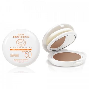 Crema nuantatoare cu protectie solara Avene Compact SPF 50 (Concentratie: Crema, Gramaj: 10 g, Nuanta fond de ten: 035 Beige Dore)