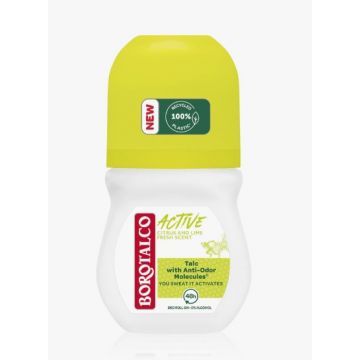 Deodorant Roll-On Borotalco Active Citrus and Lime (Gramaj: 50 ml, Concentratie: 3 buc)