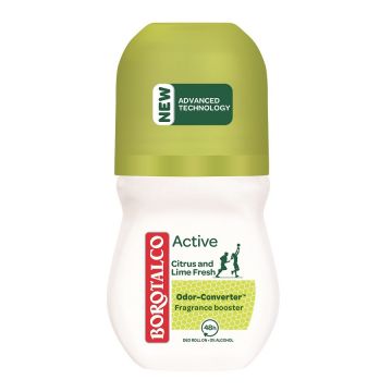 Deodorant Roll-On Borotalco Active Citrus and Lime (Gramaj: 50 ml, Concentratie: 3 buc)