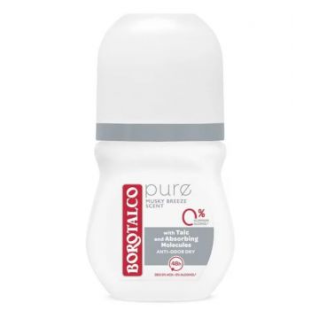 Deodorant Roll-On Borotalco Pure Musk (Gramaj: 50 ml, Concentratie: 3 buc)