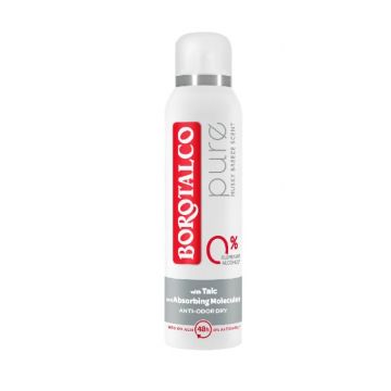 Deodorant Spray Borotalco Pure (Concentratie: Deo Spray, Gramaj: 150 ml)