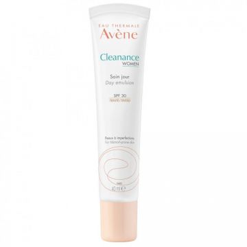 Emulsie de zi nuantatoare cu SPF 30 Cleanance Women, Avene (Concentratie: Crema, Gramaj: 40 ml)