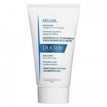 Emulsie kerato-reductoare pentru crustele de lapte sau sau piele cu scoume Kelual, Ducray (Concentratie: Crema, Gramaj: 50 ml)