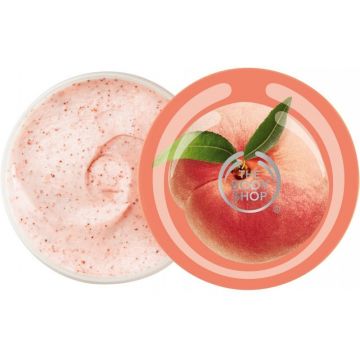 Exfoliant pentru corp The Body Shop Peach (Concentratie: Scrub de corp, Gramaj: 200 ml)
