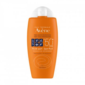 Fluid pentru protectie solara cu SPF 50+ Avene Sport, 100 ml (Concentratie: Lotiune, Gramaj: 100 ml)