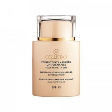 Fond de ten Collistar Even Finish 24H Perfect Skin SPF15 (Concentratie: Fond de ten, Gramaj: 35 ml, Nuanta fond de ten: 04 Cookie)