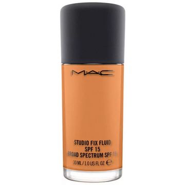 Fond de ten MAC Studio Fix Fluid, SPF 15, 30 ml (Concentratie: Fond de ten, Gramaj: 30 ml, Nuanta fond de ten: Nc47)