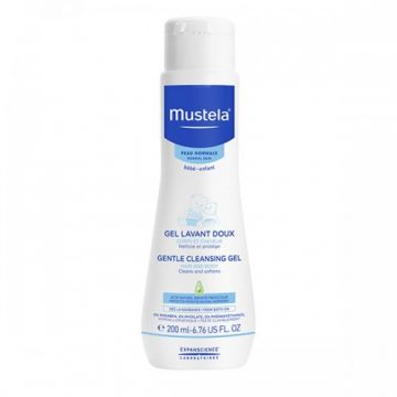 Gel de curatare par si corp Mustela (Gramaj: 200 ml, Concentratie: Gel de curatare)