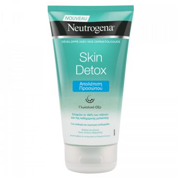 Gel-scrub revigorant pentru față Neutrogena Skin Detox (Gramaj: 150 ml, Concentratie: Gel de curatare)