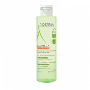 Gel spumant 2 in 1 Exomega Control A- Derma (Concentratie: Gel, Gramaj: 200 ml) Gel spumant 2 in 1 Exomega Control A- Derma (Concentratie: Gel, Gramaj: 200 ml)