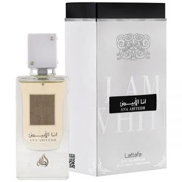 Lattafa Perfumes Ana Abiyedh White Apa de Parfum, Femei (Concentratie: Apa de Parfum, Gramaj: 60 ml)