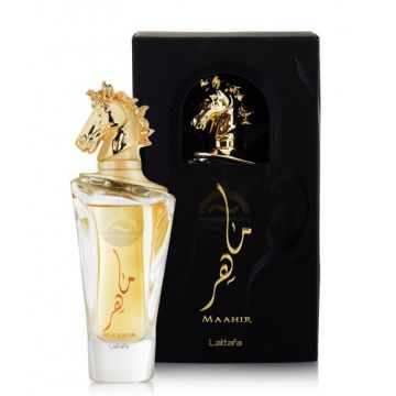 Lattafa Perfumes Maahir Apa de Parfum, Unisex, 100ml (Concentratie: Apa de Parfum, Gramaj: 100 ml)