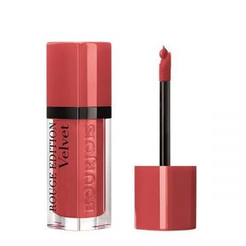 Lip Gloss Bourjois Rouge Edition Velvet (Concentratie: Lipgloss / Luciu de buze, Gramaj: 7,7 ml, CULOARE: 04 Peach Club)