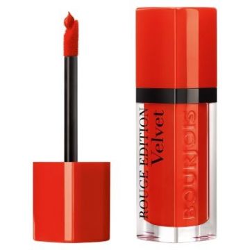 Lip Gloss Bourjois Rouge Edition Velvet (Concentratie: Lipgloss / Luciu de buze, Gramaj: 7,7 ml, Culoare produse: 20 Poppy Days)